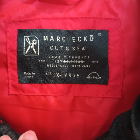 Mark Echo Red and Black Sleeveless Front Zip Vest Size XL - Picture 12 of 12